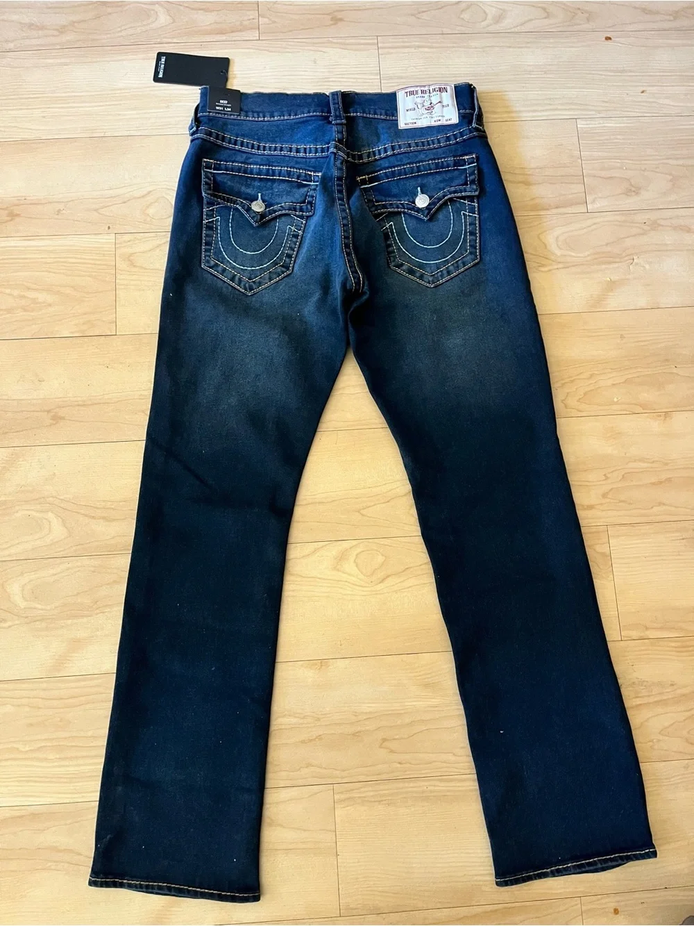 True Religion Ricky Big T Flap Relaxed Straight Jeans W31 L34 NWT